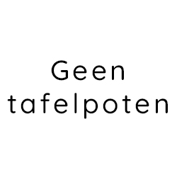 Geen tafelpoten 0,00