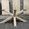 Eiken matrix tafelpoot L 10x10cm