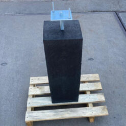 Oud-Hollandse betonpoer antraciet 200 x 200 mm x 60 cm (verstelbaar)