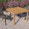 Teak Tuintafel Vierkant 100cm