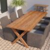 Teak Tuintafel Rustiek 250 cm X