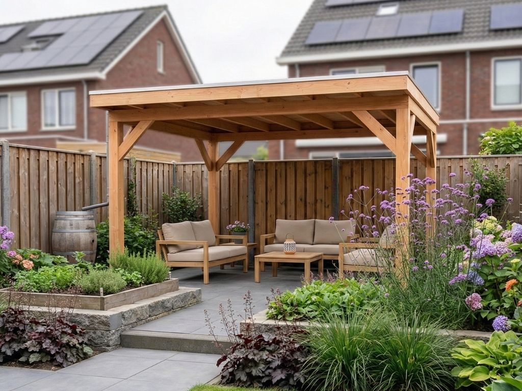 Overkapping doe-het-zelf 400 x 300 Classic Geschaafd Overkapping doe-het-zelf 400 x 300 Classic Geschaafd