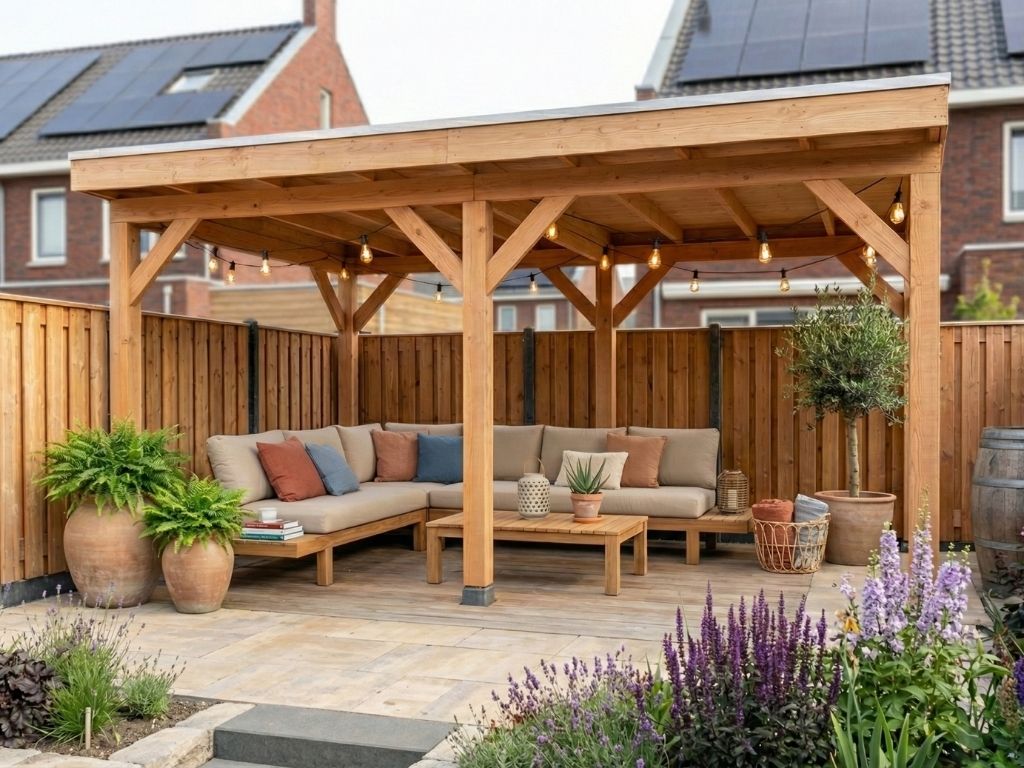 Overkapping doe-het-zelf 500 x 300 Classic Geschaafd Overkapping doe-het-zelf 500 x 300 Classic Geschaafd