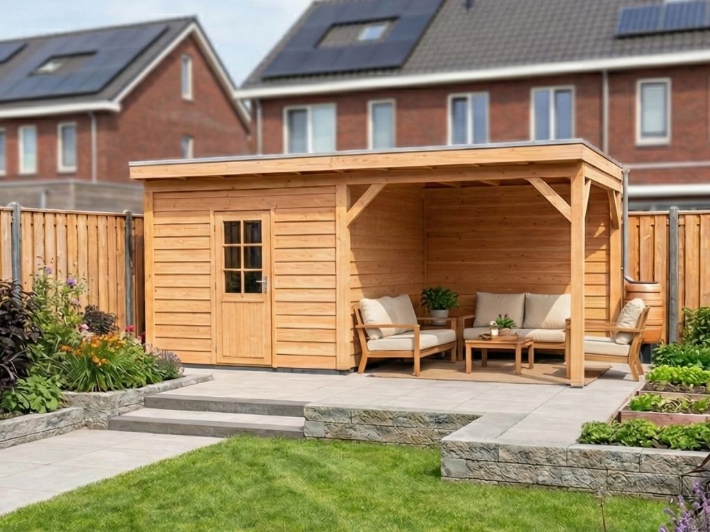 Overkapping doe-het-zelf 500 x 300 Classic Geschaafd