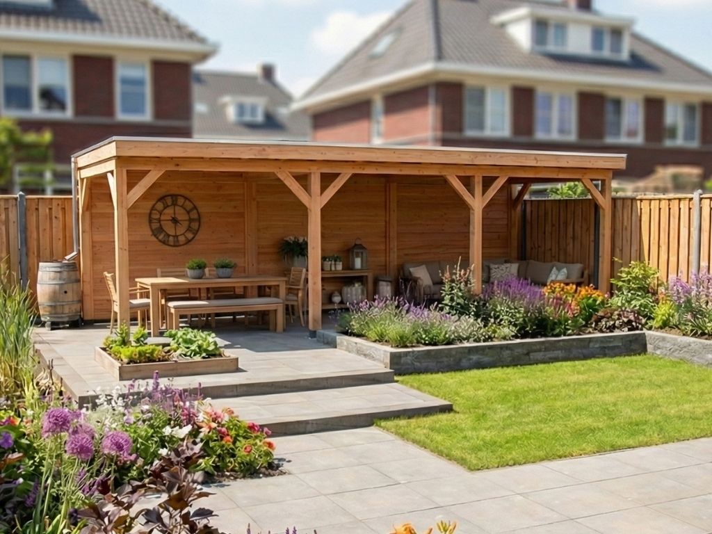 Overkapping doe-het-zelf 750 x 300 Classic Geschaafd