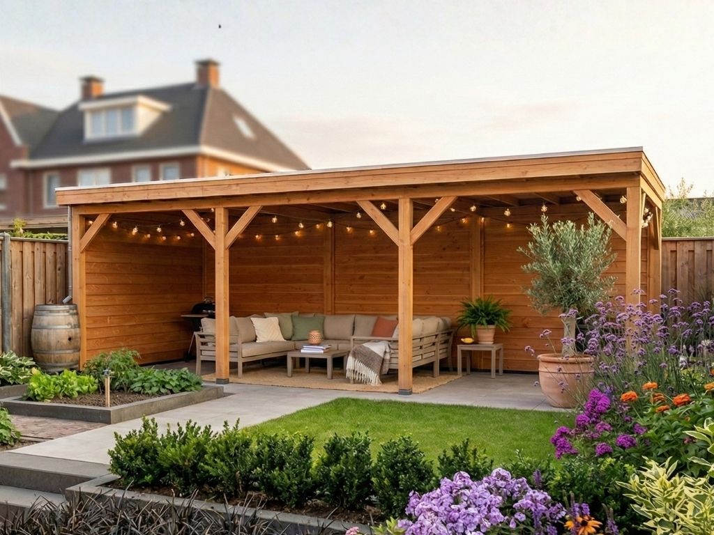 Overkapping doe-het-zelf 750 x 300 Classic Geschaafd