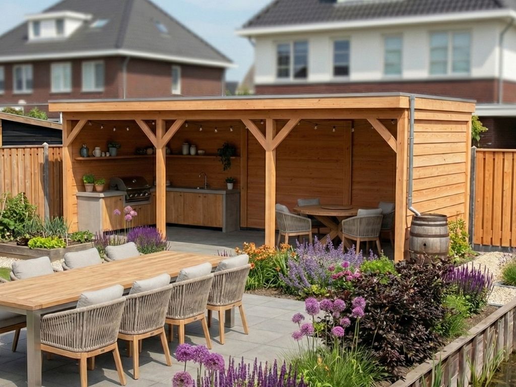 Overkapping doe-het-zelf 750 x 300 Classic Geschaafd