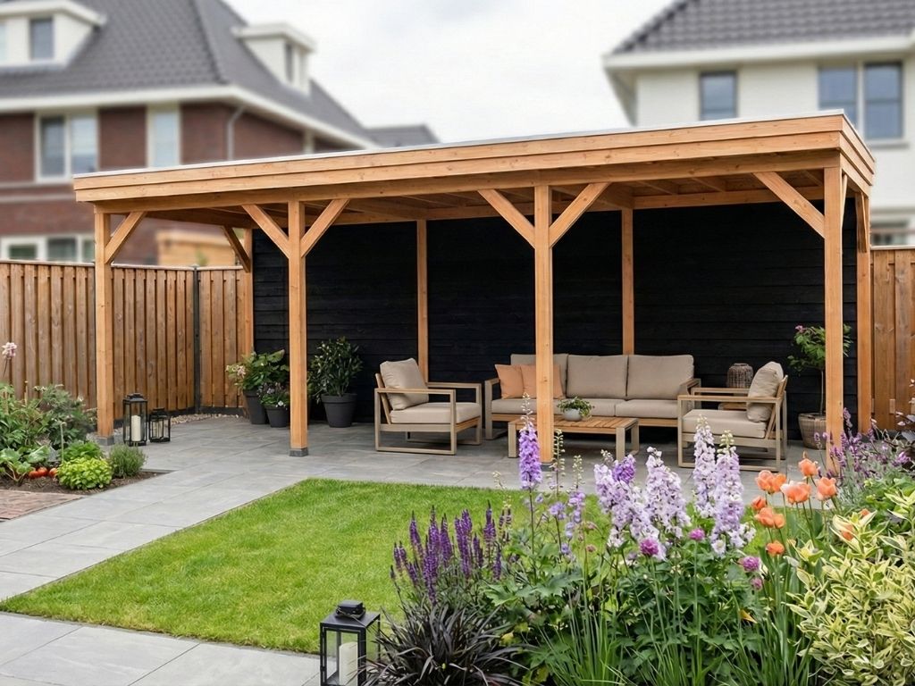 Overkapping doe-het-zelf 750 x 300 Classic Geschaafd