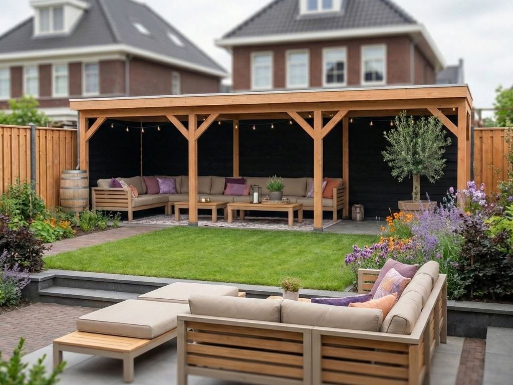 Overkapping doe-het-zelf 750 x 300 Classic Geschaafd