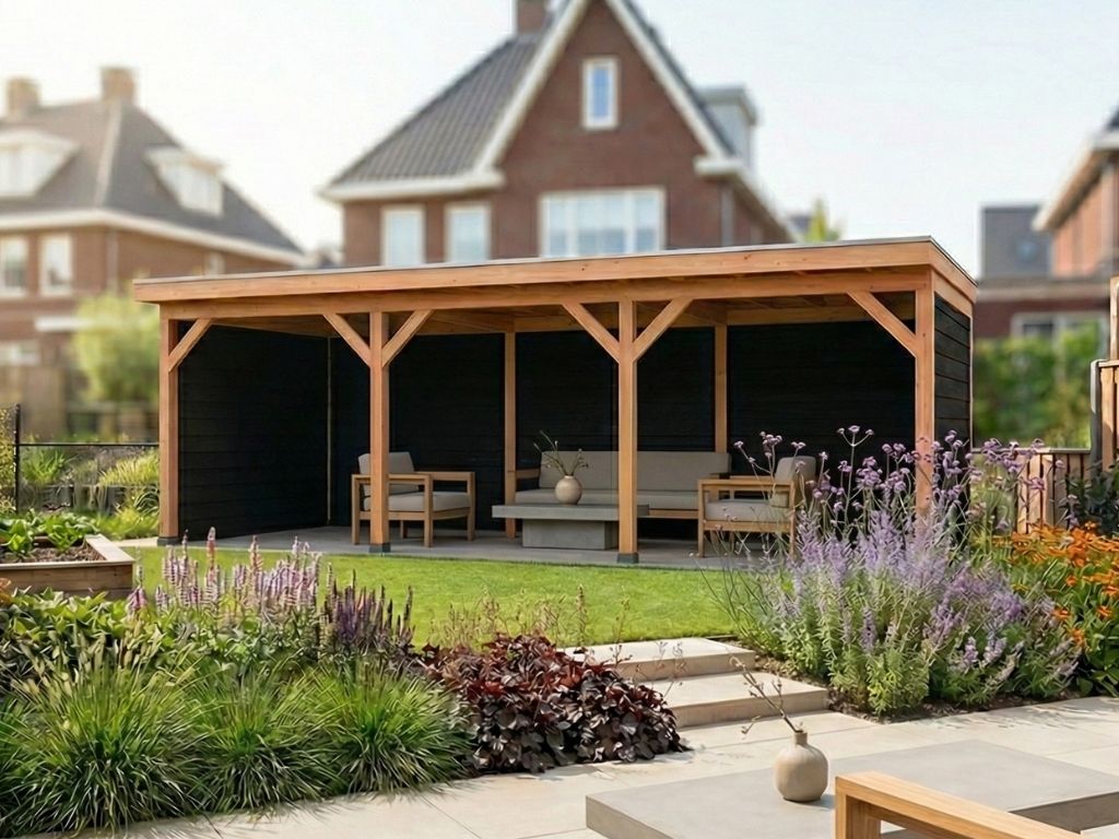 Overkapping doe-het-zelf 750 x 300 Classic Geschaafd