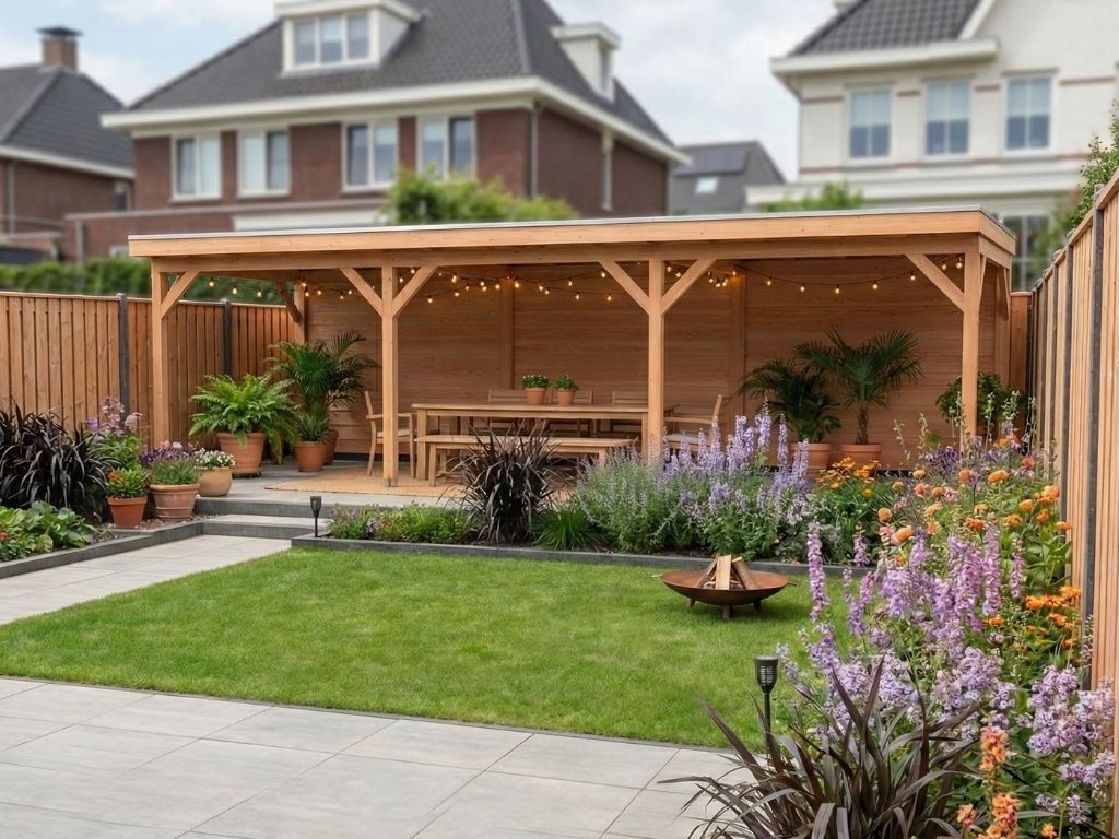 Overkapping doe-het-zelf 900 x 300 Classic Geschaafd