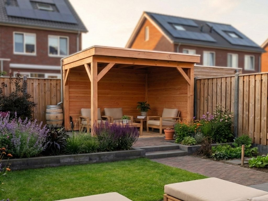 Overkapping doe-het-zelf 300 x 300 Classic Geschaafd