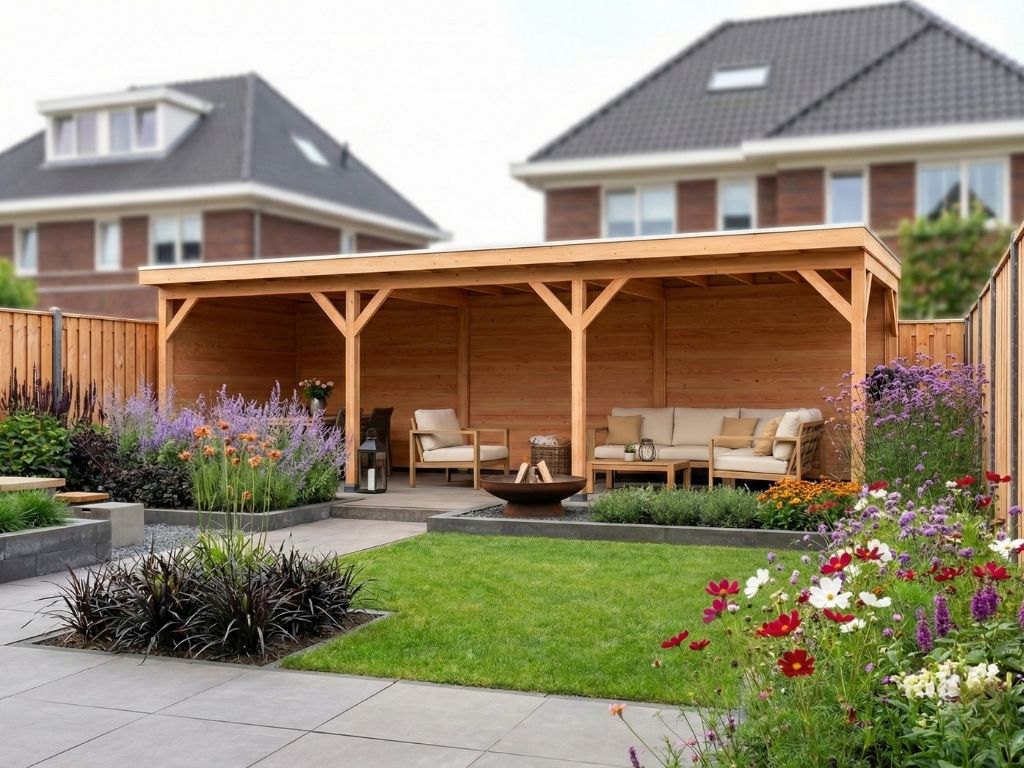 Overkapping doe-het-zelf 900 x 300 Classic Geschaafd