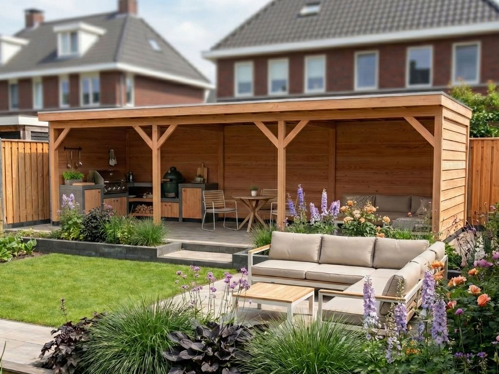 Overkapping doe-het-zelf 900 x 300 Classic Geschaafd