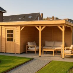 Overkapping met schuur