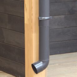 afvoerbuis PVC antraciet