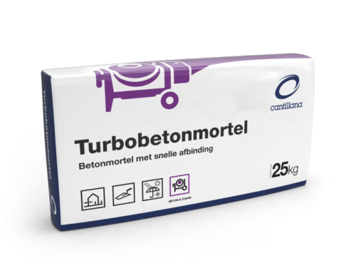 Turbobetonmortel / snelbeton