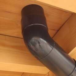 onderuitloop antraciet PVC