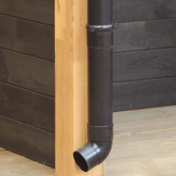 afvoerbuis PVC zwart