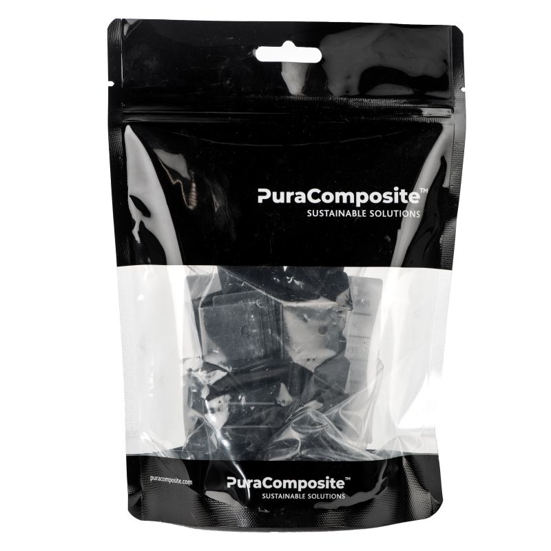 Vlonderplank eind clips voor composiet