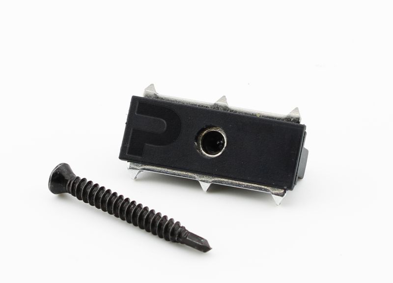 Vlonderplankclips RVS 100st. Vlonderplankclips RVS 100st.