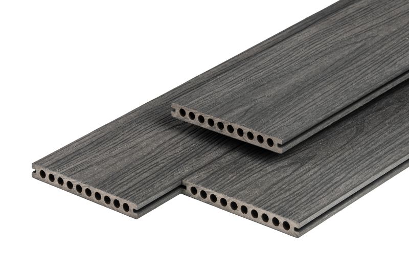 Composiet Vlonderplank 23 Γ 210 mm Donkergrijs Composiet Vlonderplank 23 Γ 210 mm Donkergrijs