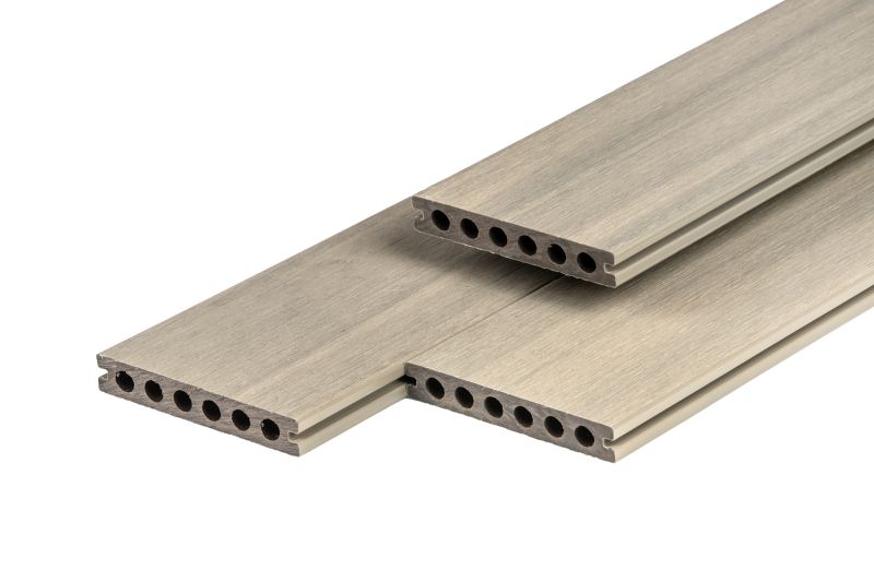 Composiet vlonderplank Lichtgrijs