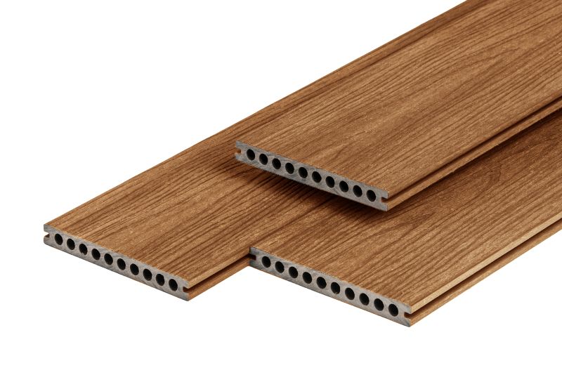 Composiet Vlonderplank 23 Γ 210 mm Teak Composiet Vlonderplank 23 Γ 210 mm Teak