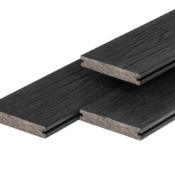 Composiet vlonderplank Massief Zwart