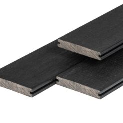 Composiet vlonderplank Massief Zwart